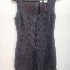 Ann Taylor Black Sleeveless Dress